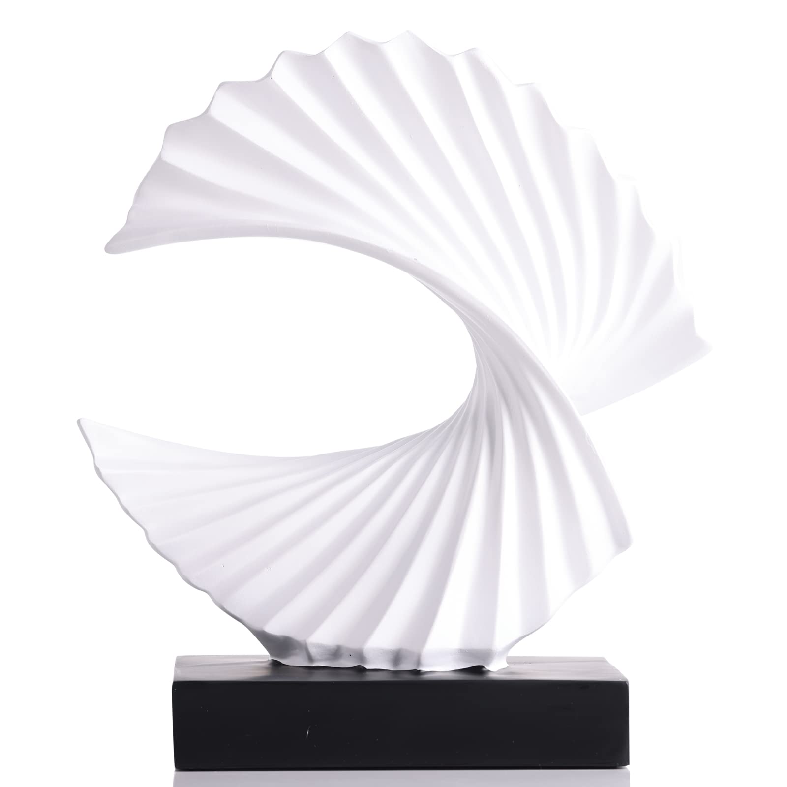 Amazon.com: GAOSHENG White Wave Sculpture, Modern Ocean Wave